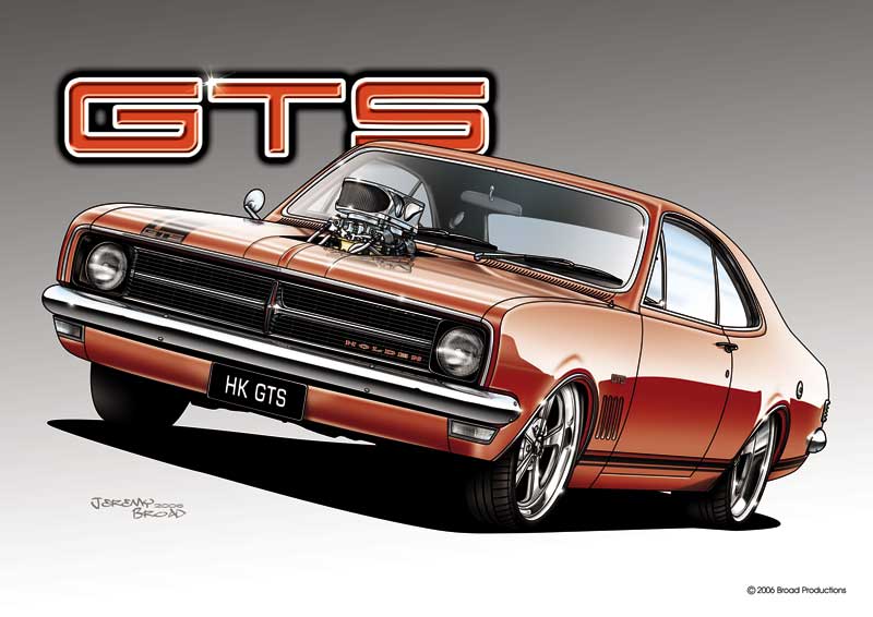 HK GTS Monaro Rendering by XE-